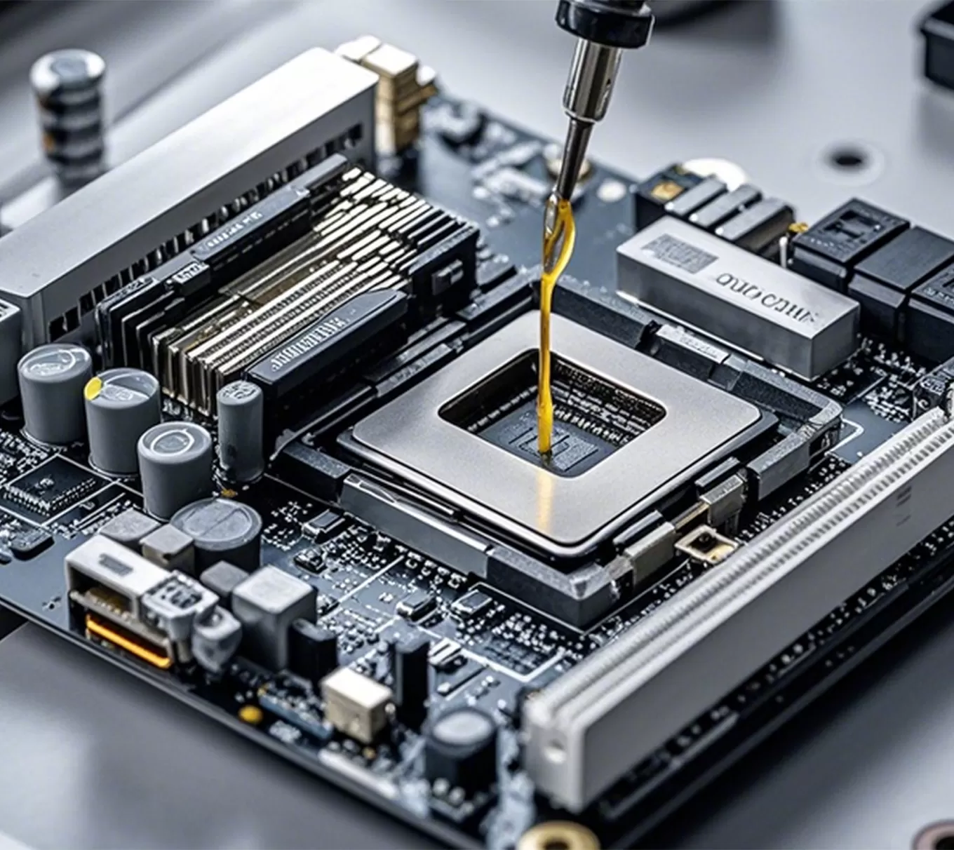 Polyurethane electronic adhesive